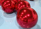 Шарик зеркала PVC шарика 60cm рождества декоративный красный раздувной