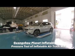 Надувной гимнастический мат для акробатики 3x1x0.1м DWF