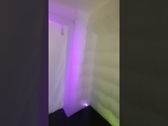 Светодиодный надувный квадратный рекламный шатер для занятий йогой