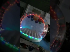 3M 4M Большой PVC Рождественский снежный шар Надувный снежный шар Фотоштор