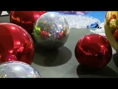 Надувной зеркальный шар 1,2 м x 1,8 м с печатью логотипа для рекламы