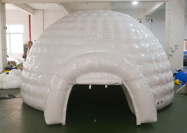 Белый раздувной шатер иглу вне диаметра аттестованный КЭ в 4,8 метра